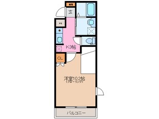 高茶屋駅 徒歩42分 1階の物件間取画像